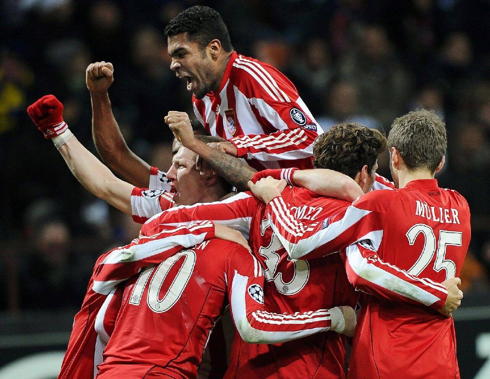 包含拜仁实力悬殊，所向披靡的词条